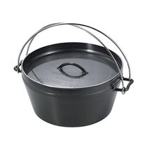 Japan UNIFLAME outdoor camping heavy iron pot multi-purpose cooking pot bonfire pot cooking utensils tableware pot supplies