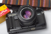 Minolta X700 set of machine 50 1 7 lens film SLR camera entry convenient Net red bean valve magic machine