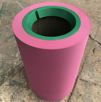  14 inch fourth generation red imported high wear-resistant rubber huller rubber roller rice mill rubber roller rice shelling rubber roller