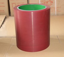 10-inch red imported high wear-resistant thickened grain Husker rubber roller fourth-generation high-temperature resistant rice-milling rubber wheel