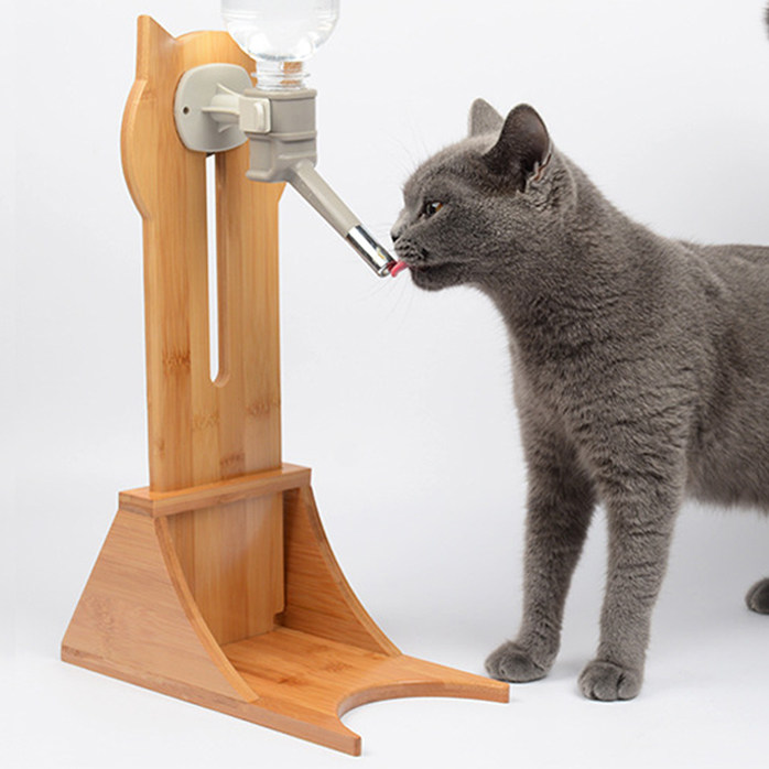 Not Wet Mouth Water Bowl Kitty Drinker Cat Bowl Water Drinker Hanging Shelf Dog Automatic Drinking Water pet Supplies