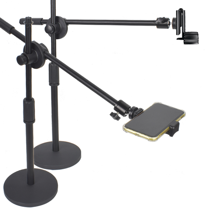 Taobao Jewelry Calligraphy Micro Course Video Recording Selfie Logitech Camera Mobile Overhead Shooting Live Desktop Bracket