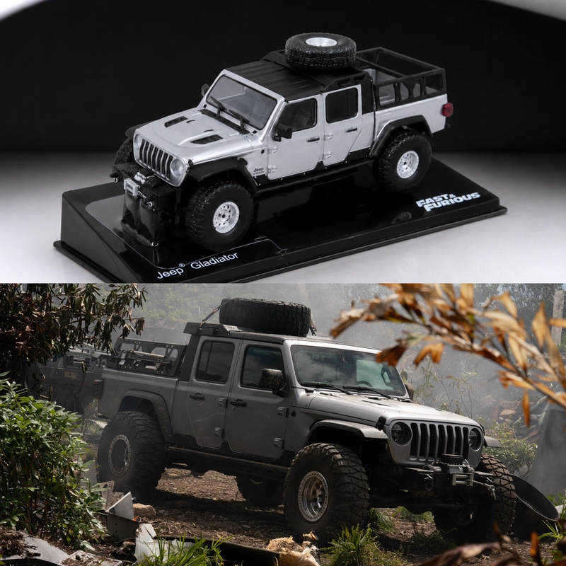 Ixo Fast and Furious Jeep Gladiator F9 Pickup Truck 2020 Jeep Gladiator 1:43 Ixo Fast and Furious Jeep Gladiator F9 Pickup Truck 2020 Jeep Gladiator 1:43