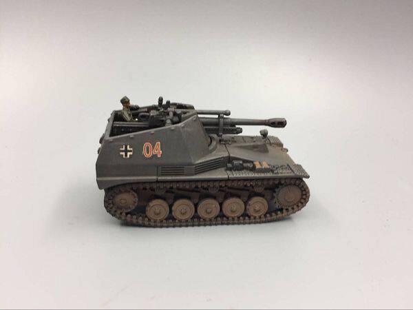 FOV 1 72 German Hornet Hornet Model of World War II Defense Gray Old Edition Alloy Finished Model