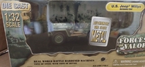 FOV 1 32 U.S. Army Willis Command Jeep Normandy Landing Campaign Non-Old Alloy Finished