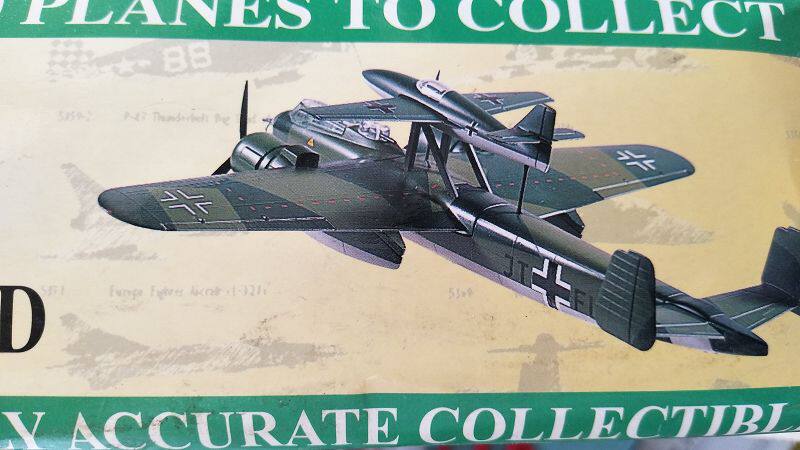 Out of Print Collection 1:100 US DO217E ME328MISTEL quot PIGGY BACKquot Master Alloy