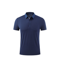 Work clothes custom t-shirts with logo printed on corporate work clothes summer ice silk short-sleeved advertising culture polo shirts embroidered