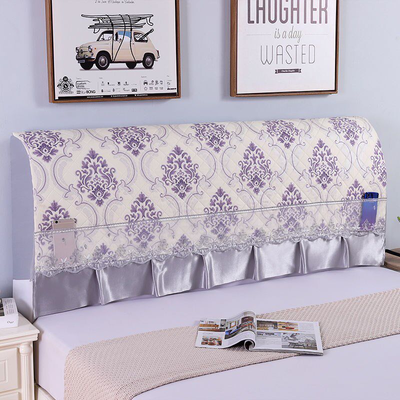Full bag headboard cover 2022 New simple and generous clip cotton thickened backrest soft bag universal Nordic wind