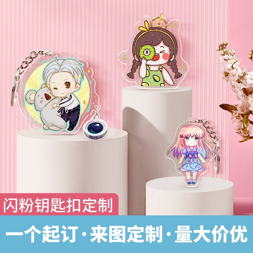 Акриловый брелок, подвеска для ключей, делается под заказ