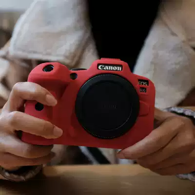 Canon r5 camera bag micro single-eye camera r6 protective cover 5d4 camera case 5d3 single eye anti-friction rubber cover Light Anti-off hand
