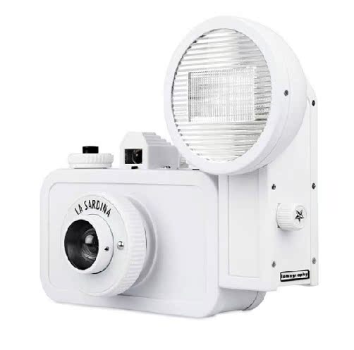 Lomo máy ảnh La Sardina DIY Tinh Khiết ban ngày tự chế graffiti cá mòi 22 MÉT góc rộng