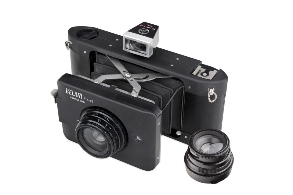 Belair X 6-12 Thành Phố Slicker màu đen vừa định dạng gấp Lomo retro giao hàng máy ảnh khối lượng