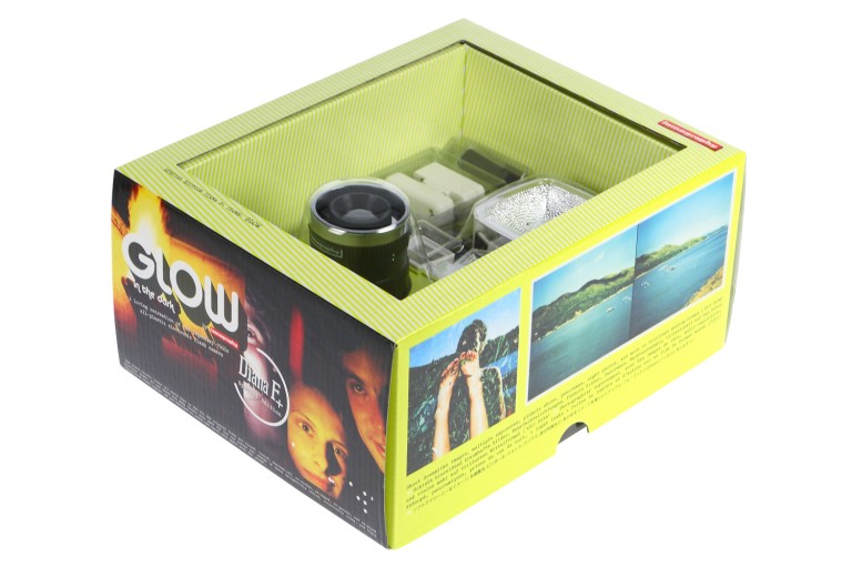 LOMO Máy Ảnh DianaF + Sáng Vàng Glow In The Dark Diana 120 Retro Máy Ảnh