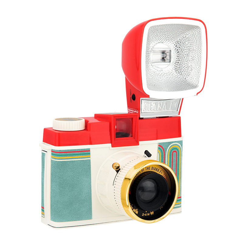 LOMO máy ảnh Diana F + Diana 10th Anniversary Phiên Bản Giới Hạn 120 Retro Máy Ảnh Phim Biến Polaroid