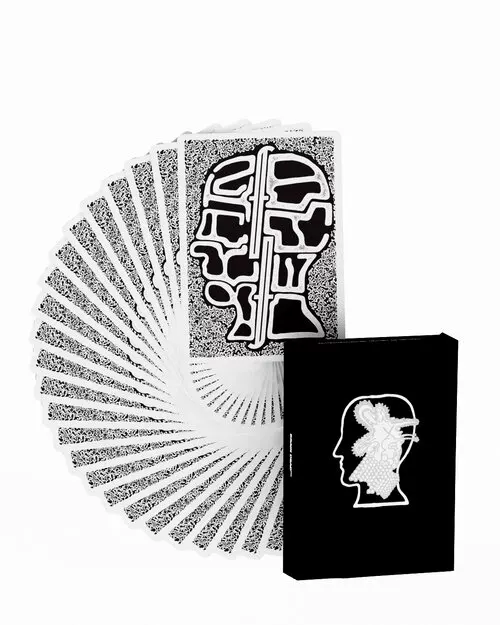 Карточка Brain Dan v2 может быть ч/б, мозг, смерть, покер, Fontaine x deadbraid цветок резонанс магия коллекция