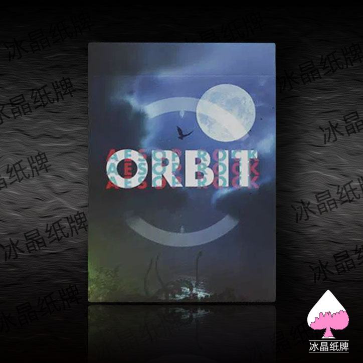 (ice crystal cards) ORBIT track V8 limited joint version of flower cut magic collection playing cards