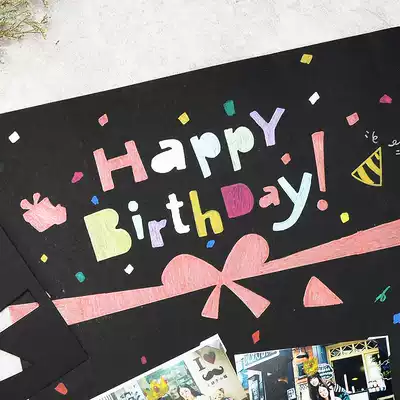 Hollow painting template DIY album accessories Material Lace painting tools Album template print