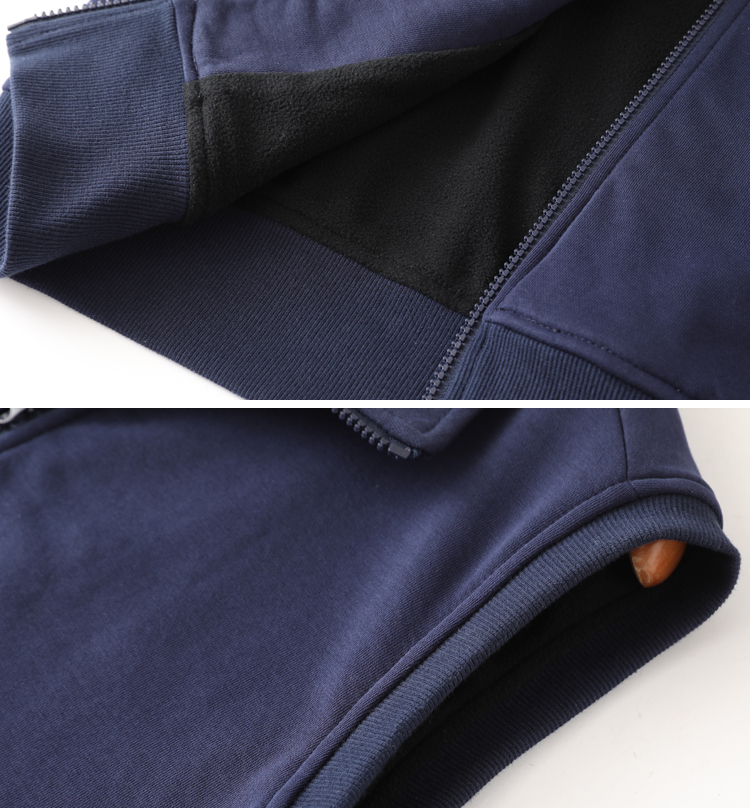 Áo vest thể thao nam mùa đông cộng với nhung ấm áp áo len cotton ngoài trời chạy thể dục kích thước lớn vest nam vest vest - Áo thể thao áo khoác the thao nam chính hãng