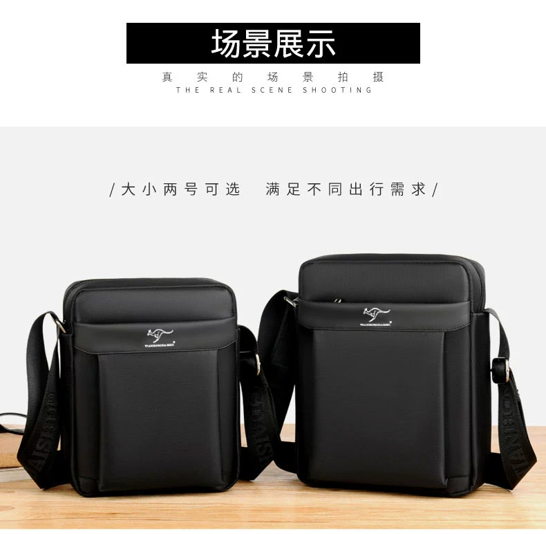 Tianhong kangaroo nam túi đeo vai nam crossbody 2019 thời trang mới thủy triều túi túi nam ba lô vải Oxford - Túi của con người túi xách hàng hiệu