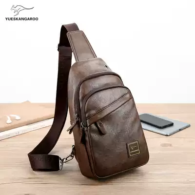Yuesen Kangaroo Men's bag chest Bag Men's shoulder bag crossbody bag 2021 new men's summer backpack men's bag