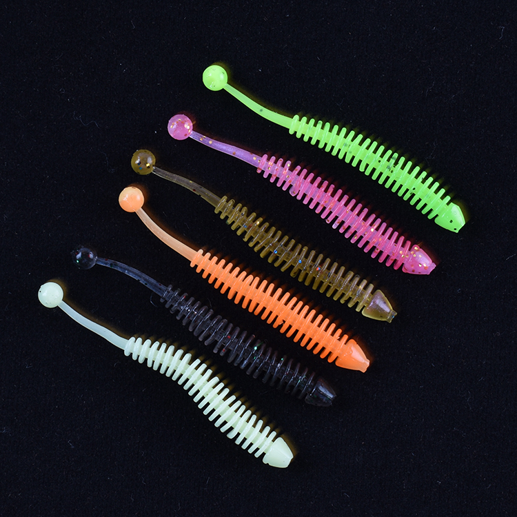 Suspending Worms Lures Soft Baits Carp Striped Bass Pesca Fishing Tackle SwimBait