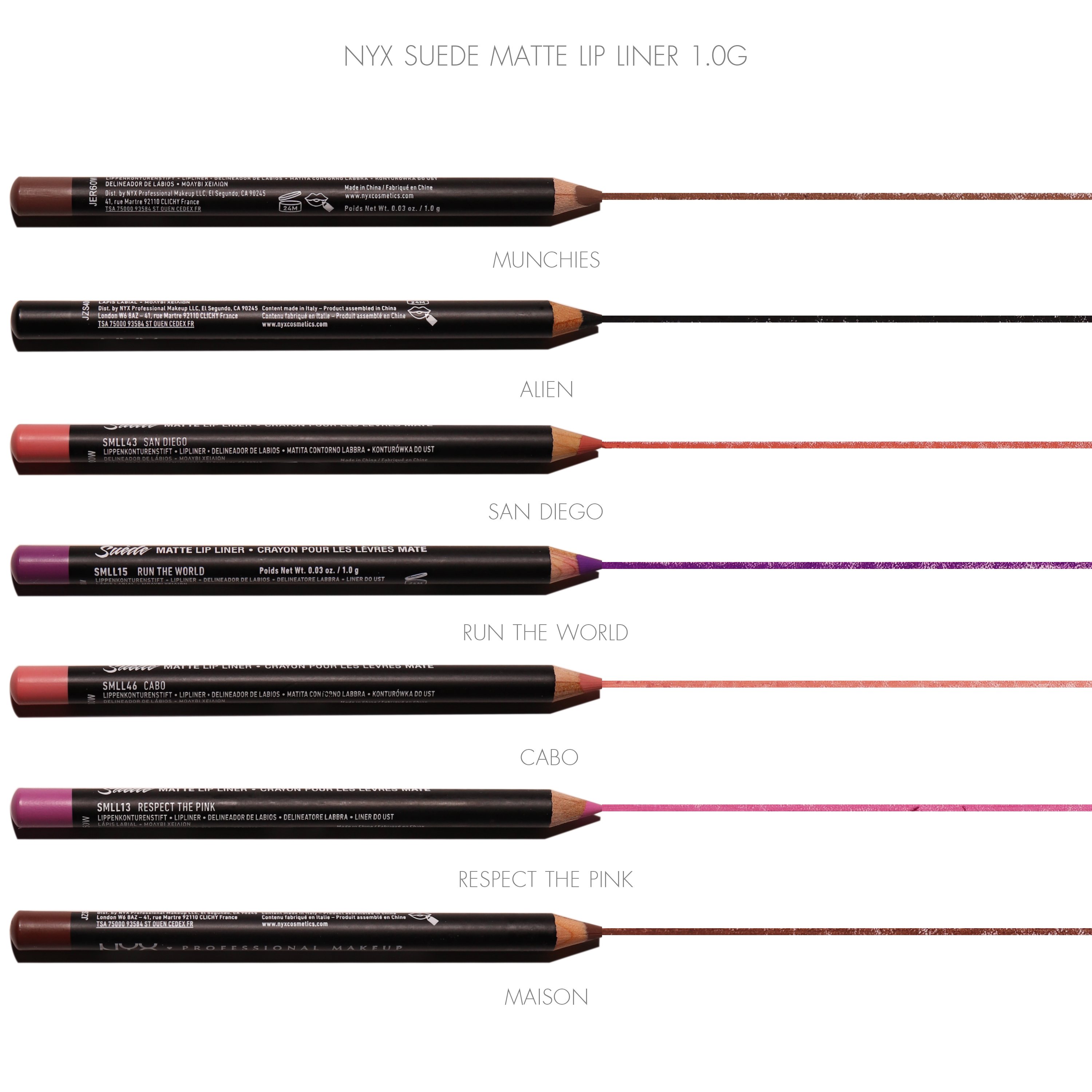 nyx persistent lip line pen matt fog sensation deep bean sand 07sandstorm eats native milk tea color smll59-72 #