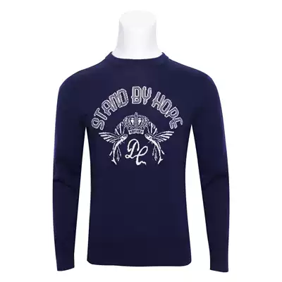 Special 450-JL men's printed pure wool casual long-sleeved sweater public price 2890 yuan