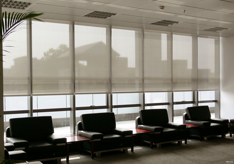 Special Sunshine Fabric for Sales in the Office, Factory Area, Fully Covered with Sun Protection, Roller Blinds, Fire Retardant