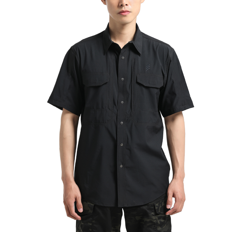 Operation Hawk Rescuer Outdoor Dry Shirt Men Suction Tactical Short-sleeve Shirt Coolmax Breakthrough Elasticity