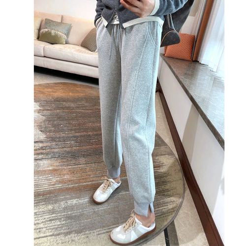 Трехмерные штаны, по фигуре, эластичная талия, высокая талия