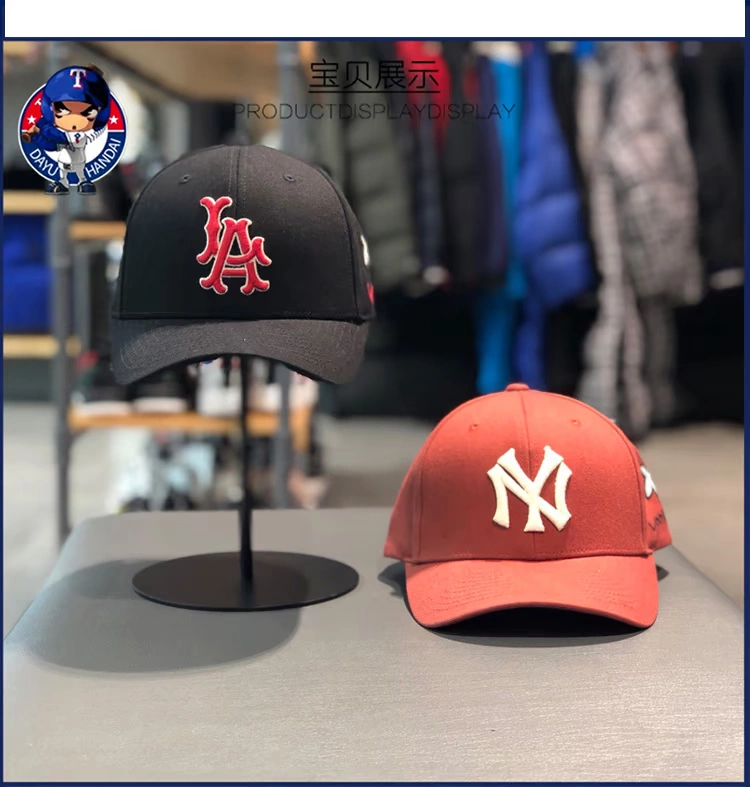 Mũ MLB Hàn Quốc 2019 mùa xuân và mùa thu mới mũ bóng chày thêu NY Yankees nam và nữ có cùng mũ lưỡi trai - Bóng chày