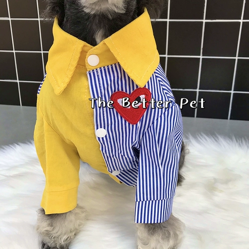 Оригинальный прилив бренд рубашка для питомца Весна и осень Скюенари Плют