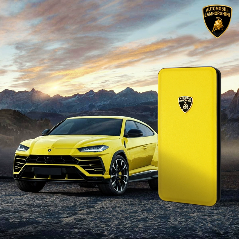 Pin sạc dự phòng di động bằng da chính hãng Lamborghini 6000 mAh cho Apple XSMAX Huawei OPPO Samsung - Ngân hàng điện thoại di động