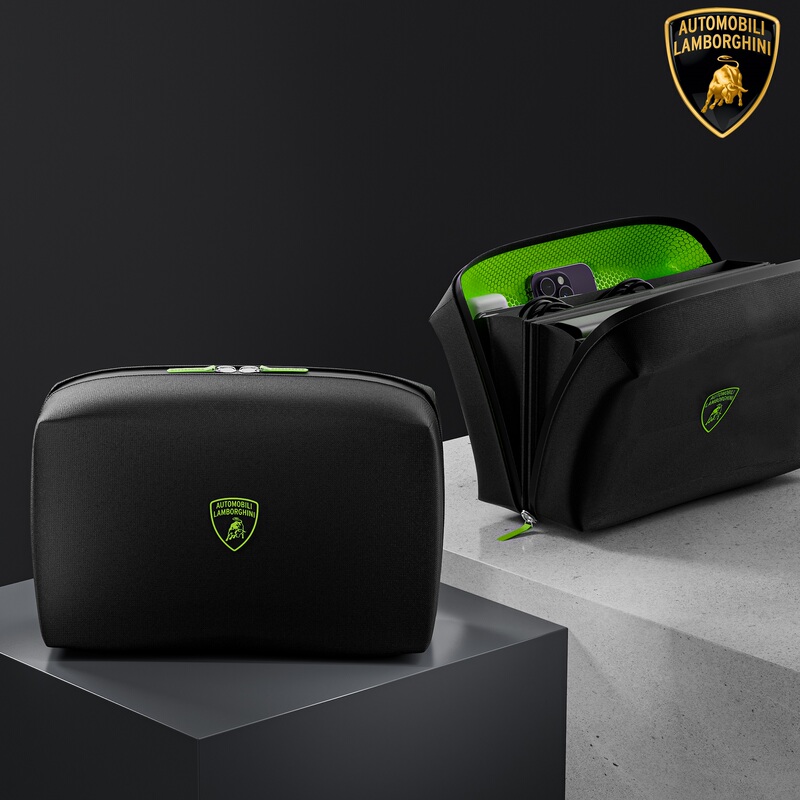 Lamborghini Digital Storage Bag, Data Cable, Power Bank, Electronic Product Equipment Protection Bag, Travel Portable Bag
