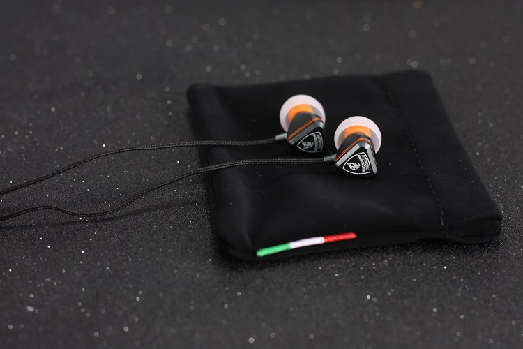 Automobili Lamborghini Huracan I02 In Ear Headphone w/ Mic Remote and Excellent Ear Canal Fit