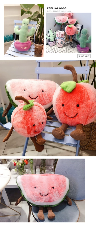 INS văn phòng mạng Bắc Âu ngủ gối đáng yêu đoạn phòng ngủ màu đỏ đệm sofa giường tim cô gái xe - Trở lại đệm / Bolsters
