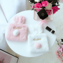 Japan and South Korea Fan cute little cute rabbit toilet towel bag girl heart portable toilet bag aunt towel bag