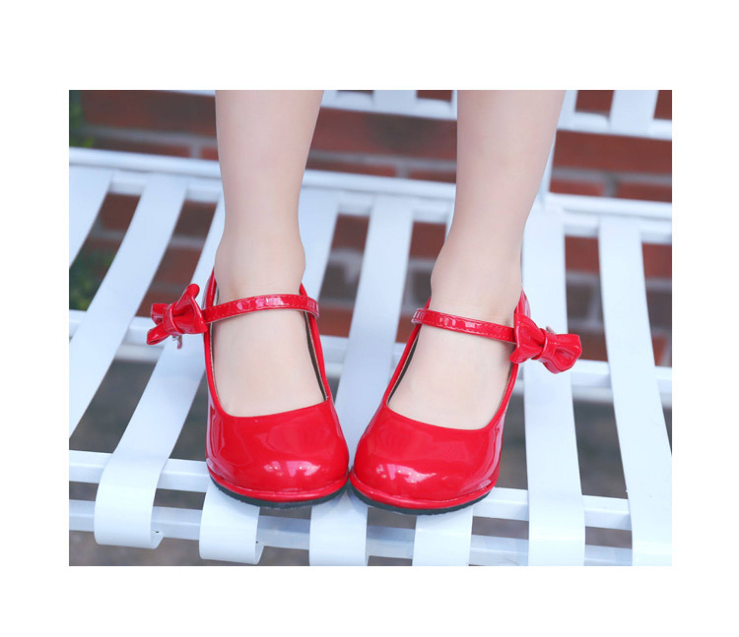 女童高跟鞋小公主儿童皮鞋单鞋粉色小女孩演出走秀公主鞋小孩鞋子 — 6