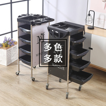  Hair salon beauty shop ironing and dyeing multi-function mobile tool trolley Barber shop standard multi-layer storage hair bar cart