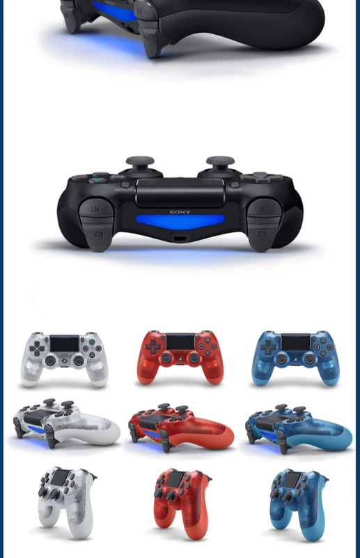 Sony gốc PS4 dòng không dây gốc mới xử lý không dây Bluetooth ưu tú xử lý ngụy trang màu xanh đen và trắng - Người điều khiển trò chơi