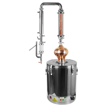 Pure copper gourd whiskey brandy hydrosol essential oil distillation machine extraction machine electric heating with built-in aging filtration