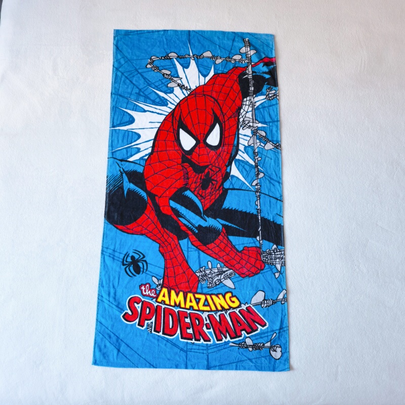 Spider-Man Hooded Bath Towel Pure Cotton 60X120 Large Cotton Towel Cape Kidsren's Cartoon Spder-Man Export Spider-Man Hooded Bath Towel Pure Cotton 60X120 Large Cotton Towel Cape Kidsren's Cartoon Spder-Man Export