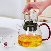 Full glass steamed teapot tea brewers heat-resistant glass pots electric pottery stoves special glass teapot tea cups