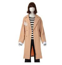 B **shirt with wide mouth drop sleeve long thin soft cotton fashion thin windbreaker