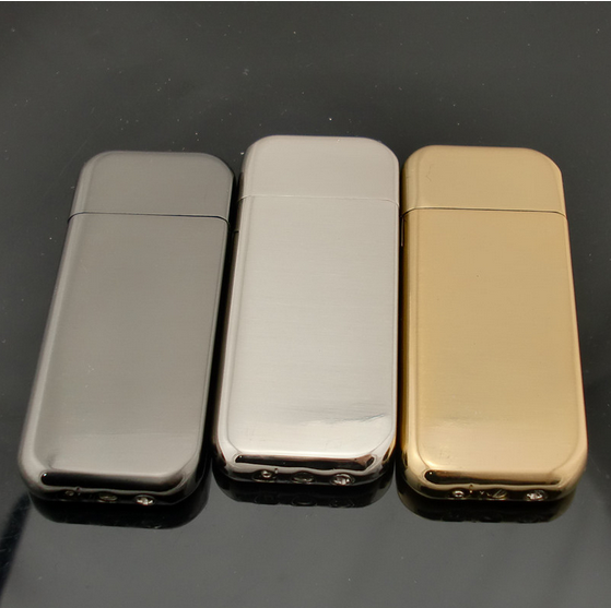 Cá heo ngọc trai siêu mỏng nhẹ hơn tùy chỉnh chữ quà tặng gas nhẹ quảng cáo tùy chỉnh sáng tạo DIY hột quẹt sạc điện