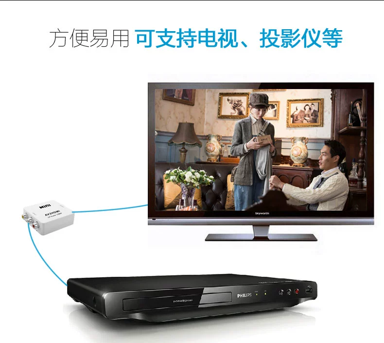 Máy trò chơi AV sang HDMI HD 4K TV chuyên dụng chuyển đổi cắm và phát âm thanh và video - Kiểm soát trò chơi