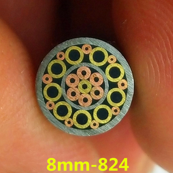 8mm mosaic rivets handle material diy accessories rivets brass copper stainless steel flower nails 824