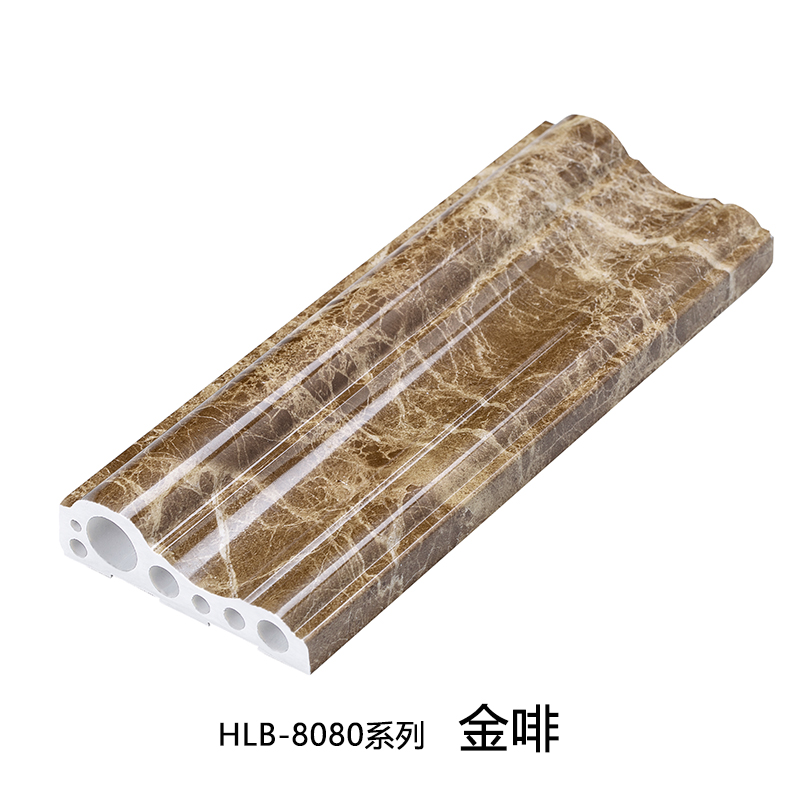 8cm wide stone plastic window cover line imitation marble living room TV background wall border tile waist line decorative frame strip