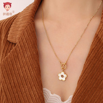 Mouquqi) Weaning mother’s homemade fetal hair souvenir handmade breast milk sterling silver flower pendant diy material package