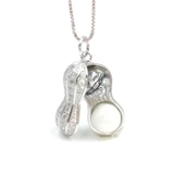 眸趣奇 Детский сувенир, серебряный браслет ручной работы, ожерелье, подвеска, серебро 925 пробы